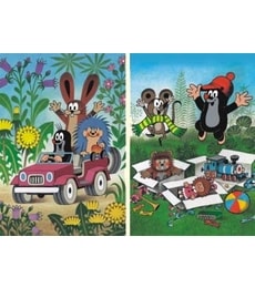 Puzzle Krteček se raduje 2 x 48d - Produkt Puzzle Krteček se raduje 2 x 48d