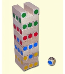 Jenga Věž mini barevná - Produkt Jenga Věž mini barevná