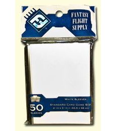 Obaly na karty pevné bílé - White Card Game Sleeves - Produkt Obaly na karty pevné bílé - White Card Game Sleeves
