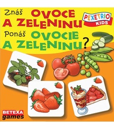 Pexetrio Kids: Znáš ovoce a zeleninu - Produkt Pexetrio Kids: Znáš ovoce a zeleninu