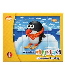 Kostky dřevěné - zvířátka - Produkt Kostky dřevěné - zvířátka