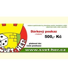 Dárkový poukaz 500 Kč - Produkt Dárkový poukaz 500 Kč