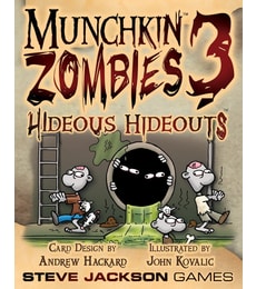 Munchkin: Zombies 3 - Hideous Hideouts - Produkt Munchkin: Zombies 3 - Hideous Hideouts