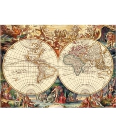 Puzzle Historická mapa 1000d - Produkt Puzzle Historická mapa 1000d