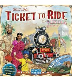 Ticket to Ride - Mapy Indie a Švýcarsko - Produkt Ticket to Ride - Mapy Indie a Švýcarsko