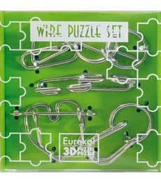 Sada 5 drátěných hlavolamů (Green wire) - Produkt Sada 5 drátěných hlavolamů (Green wire)