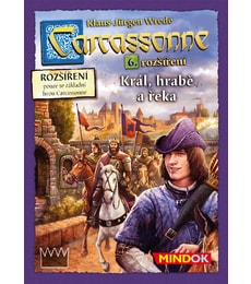 Carcassonne: 6. rozšíření (2.EDICE) - Král, hrabě a řeka - Produkt Carcassonne: 6. rozšíření (2.EDICE) - Král, hrabě a řeka
