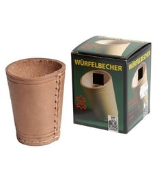 Kožený kelímek na kostky - Produkt Kožený kelímek na kostky