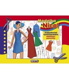 Vystřihovánky Modelka Nicol - Produkt Vystřihovánky Modelka Nicol