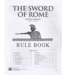 Sword of Rome: 5th Player Expansion - Produkt Sword of Rome: 5th Player Expansion