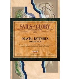 Sails of Glory: Coastal Batteries Terrain Pack - Produkt Sails of Glory: Coastal Batteries Terrain Pack