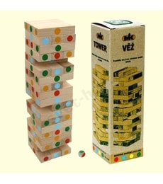 Jenga Věž barevná - Produkt Jenga Věž barevná