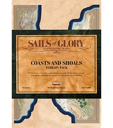 Sails of Glory: Coasts and Shoals Terrain Pack - Produkt Sails of Glory: Coasts and Shoals Terrain Pack
