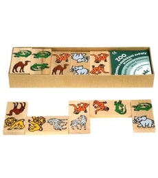 Domino Zoo - dřevěné - Produkt Domino Zoo - dřevěné