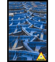 Puzzle Piatnik Modré čluny 1000d - Produkt Puzzle Piatnik Modré čluny 1000d