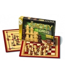 Šachy, dáma, mlýn - dřevěné figurky - Produkt Šachy, dáma, mlýn - dřevěné figurky