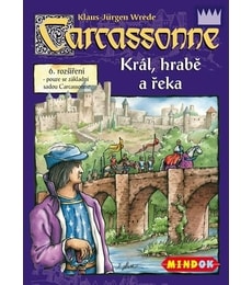 Carcassonne 6. rozšíření Král, Hrabě a řeka - Produkt Carcassonne 6. rozšíření Král, Hrabě a řeka
