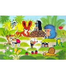 Pěnové puzzle Krtek - Krteček a kamarádi 6d - Produkt Pěnové puzzle Krtek - Krteček a kamarádi 6d